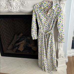 Boden Lemon Amy  Print Dress New with Tags!